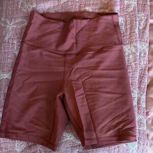 TNA Women's Bike Shorts - Rust